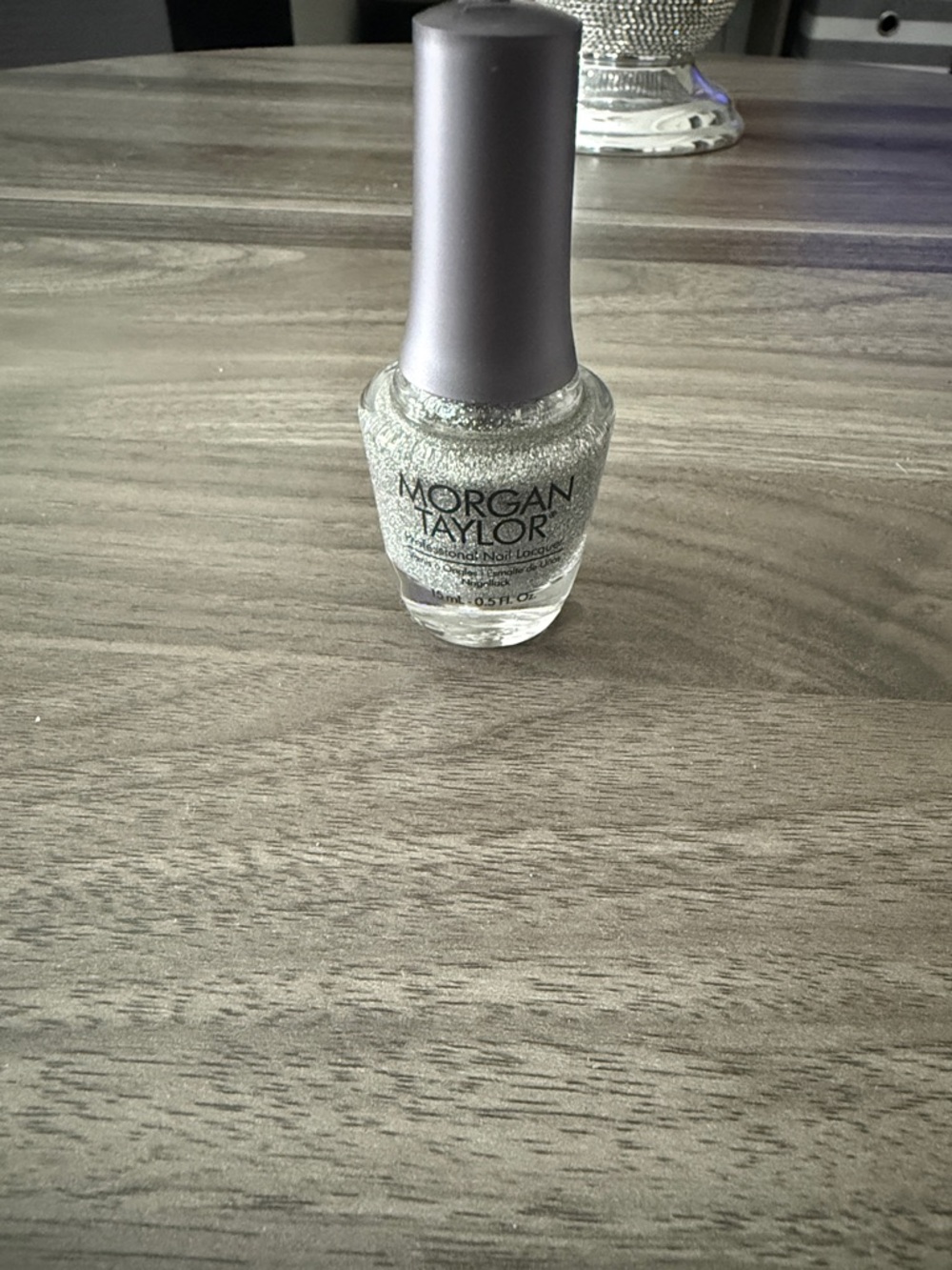 Morgan Taylor Silver Glitter